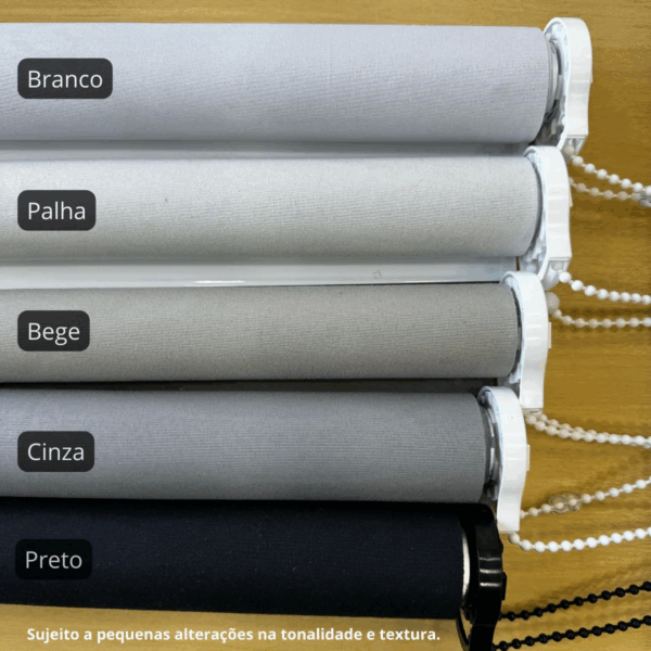 Cortina Persiana Rolo Blackout 1,80x1,80 Pronta P/ Instalar - Imagem 10