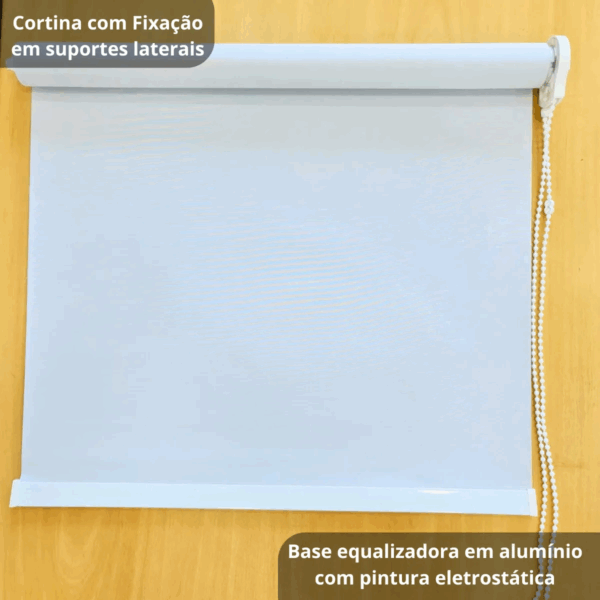 Cortina Persiana Rolo Blackout 1,80x1,80 Pronta P/ Instalar - Imagem 7
