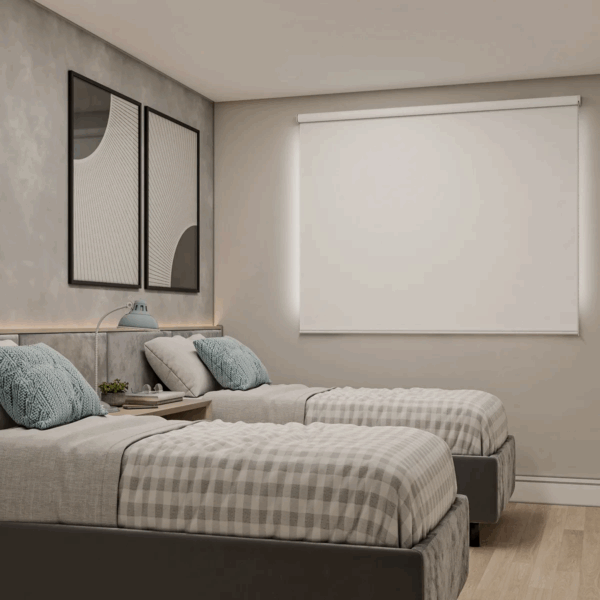 Cortina Persiana Rolo Blackout 1,80x1,80 Pronta P/ Instalar - Imagem 3